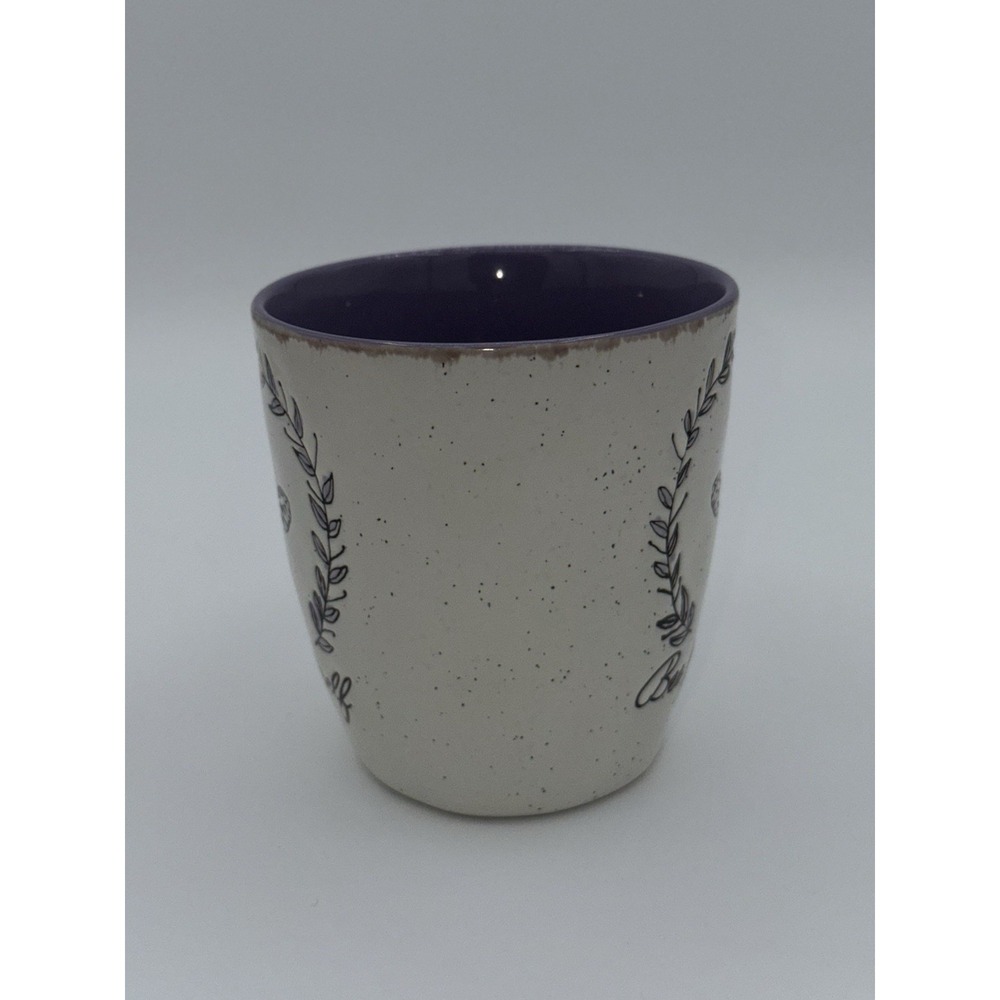 Bee Yourself Bumble Queen Bee Coffee Tea Mug Purple Stoneware‎ Spectrum Designz - Picture 4 of 8